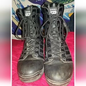 Original Swat 123401 Metro Air 9" side zip 200 Black Boots size 12 Mens